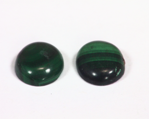 Malachite Natural Genuine Gemstone Matched Pair GSG,671 - Image 2