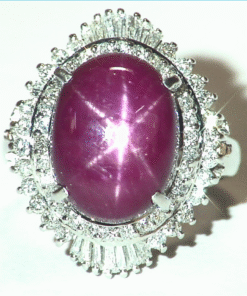 GIA 12.28 CT Platinum NoHeat Burma Star Ruby Diamond Ring Engagement Ring RFK165