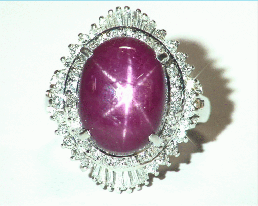 GIA 12.28 CT Platinum NoHeat Burma Star Ruby Diamond Ring Engagement Ring RFK165