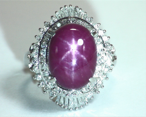 GIA 12.28 CT Platinum NoHeat Burma Star Ruby Diamond Ring Engagement Ring RFK165 - Image 9