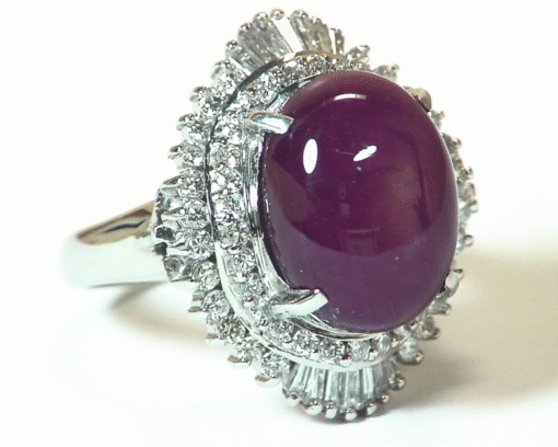 GIA 12.28 CT Platinum NoHeat Burma Star Ruby Diamond Ring Engagement Ring RFK165 - Image 7