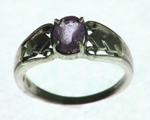 Pink Sapphire Natural Genuine Gemstone Sterling Silver Lady,s Ring RSS,340 - Image 6
