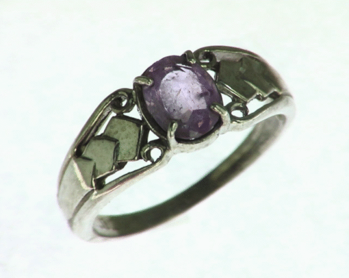 Pink Sapphire Natural Genuine Gemstone Sterling Silver Lady,s Ring RSS,340 - Image 4