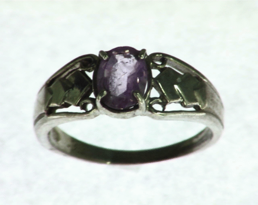 Pink Sapphire Natural Genuine Gemstone Sterling Silver Lady,s Ring RSS,340 - Image 2