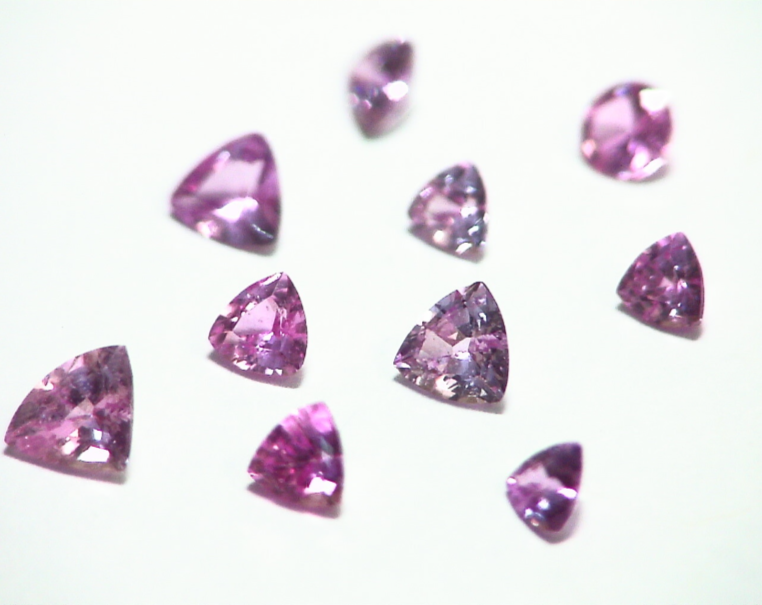 Pink Sapphire Trilliant Cut Natural Genuine Gemstones from Sri Lanka GPG398 - Image 10