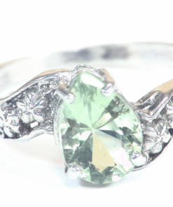 Prezierlite Natural Genuine Gemstone Sterling Silver Ring RSS,553