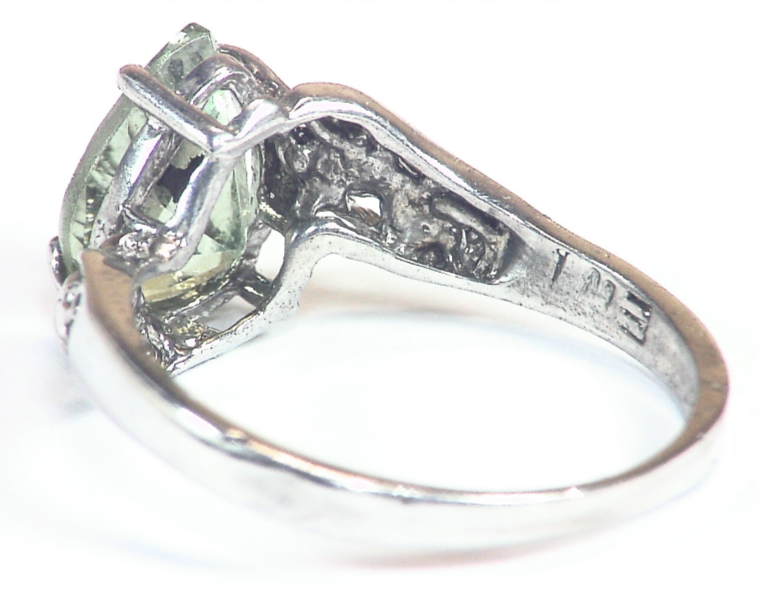 Prezierlite Natural Genuine Gemstone Sterling Silver Ring RSS,553 - Image 3
