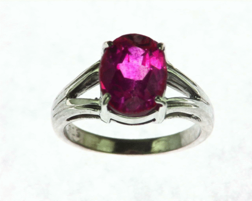 Rose Quartz Sterling Silver Lady,s Ring RSS,255