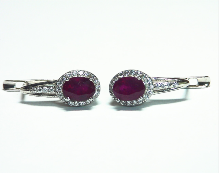 Ruby♥୨୧˙˳⋆﻿　　0118 Ruby Natural Genuine Matching Gemstone Sterling Silver
