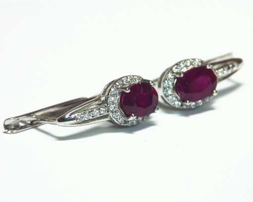 Ruby Natural Genuine Matching Gemstone Sterling Silver Earring ESS788 - Image 8