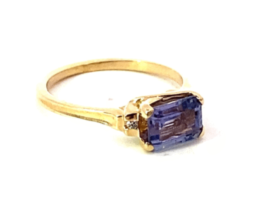 Tanzanite 14 KT Natural Genuine Gemstone Lady's Ring RFK,521 - Image 8