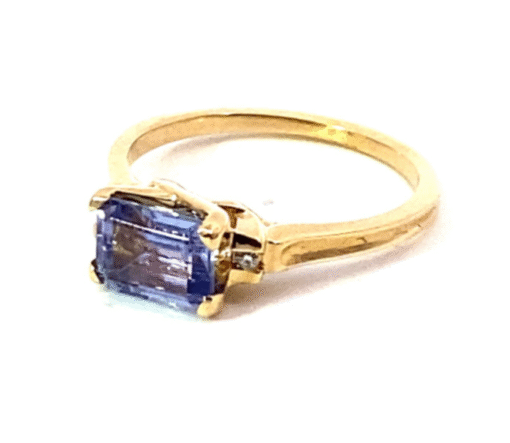 Tanzanite 14 KT Natural Genuine Gemstone Lady's Ring RFK,521 - Image 7