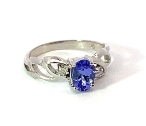 Tanzanite 14 KT Natural Genuine Gemstone Lady's Ring RFK,527 - Image 6