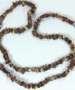 Tiger Eye Natural Genuine Gemstone Tumbled Bead Necklace NBD,841