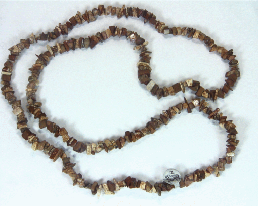 Tiger Eye Natural Genuine Gemstone Tumbled Bead Necklace NBD,841 - Image 3