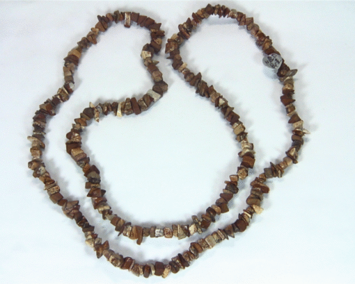 Tiger Eye Natural Genuine Gemstone Tumbled Bead Necklace NBD,841 - Image 2