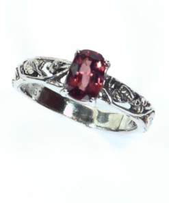 Zercon (brown) set in Sterling Silver Ring Genuine,RSS,692