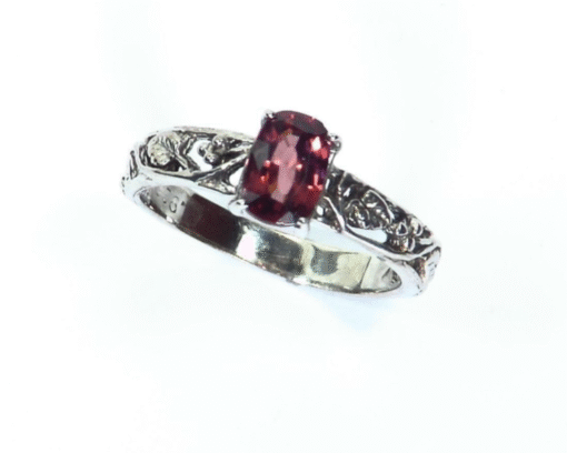 Zercon (brown) set in Sterling Silver Ring Genuine,RSS,692