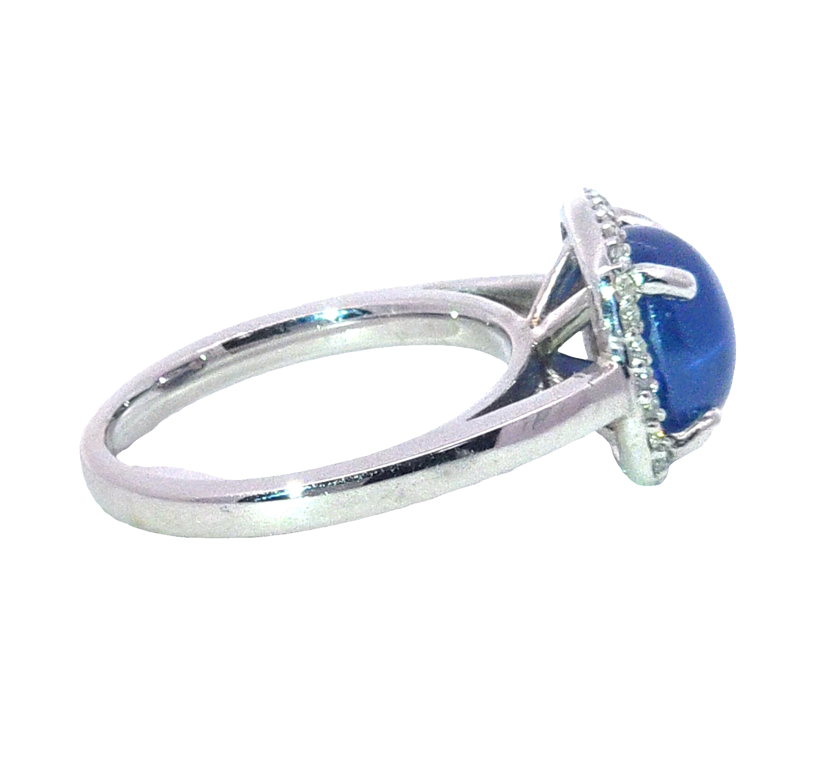 Blue Star Sapphire Natural Genuine Gemstone GIA,14 KT Gold Gents Ring RFK,569 - Image 6