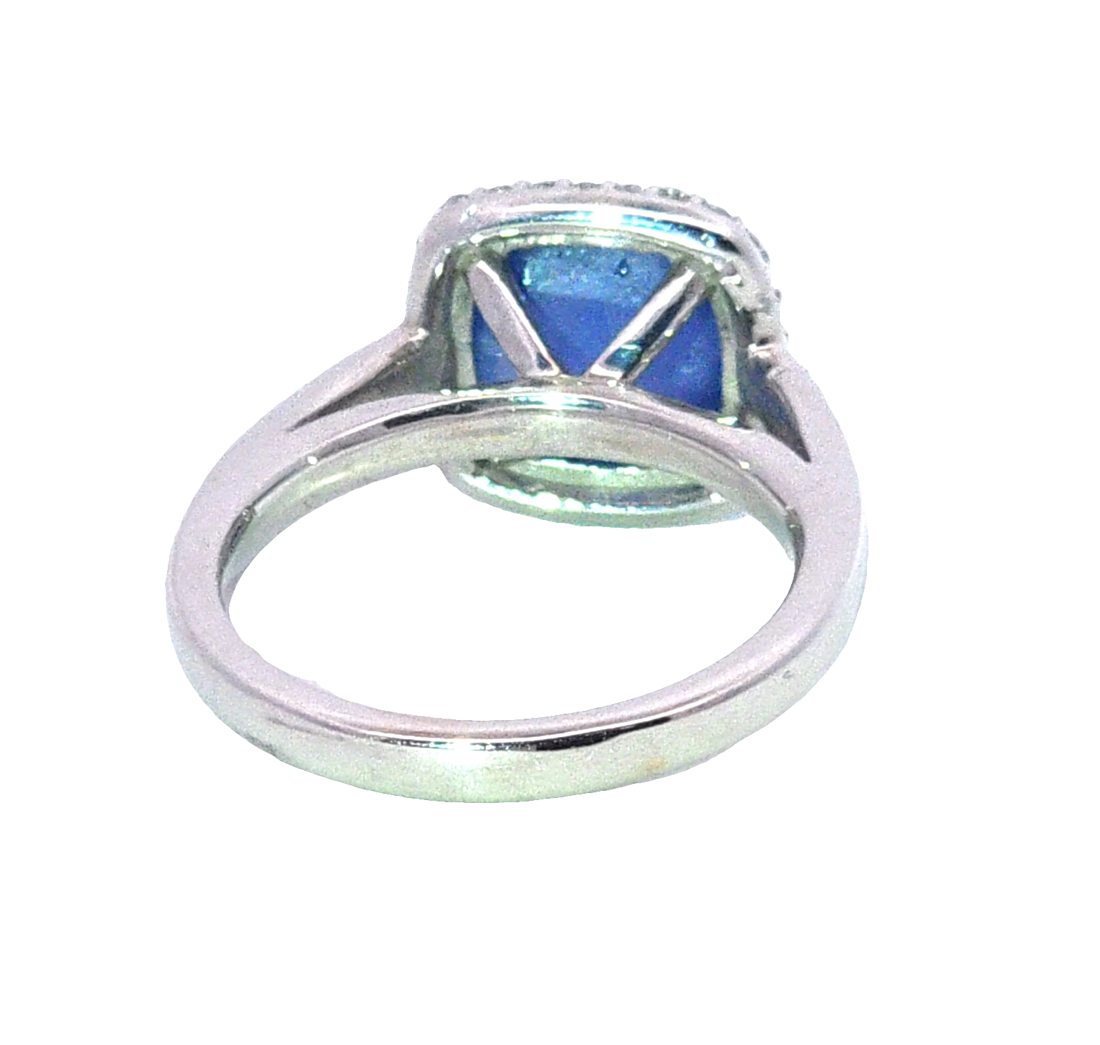 Blue Star Sapphire Natural Genuine Gemstone GIA,14 KT Gold Gents Ring RFK,569 - Image 5