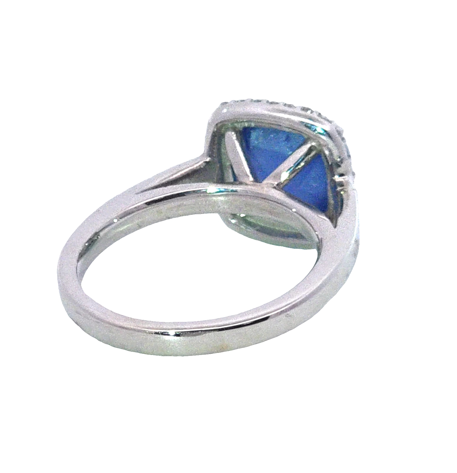 Blue Star Sapphire Natural Genuine Gemstone GIA,14 KT Gold Gents Ring RFK,569 - Image 3