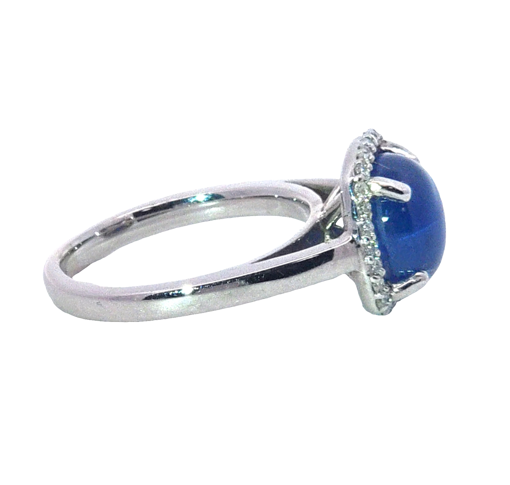 Blue Star Sapphire Natural Genuine Gemstone GIA,14 KT Gold Gents Ring RFK,569 - Image 2