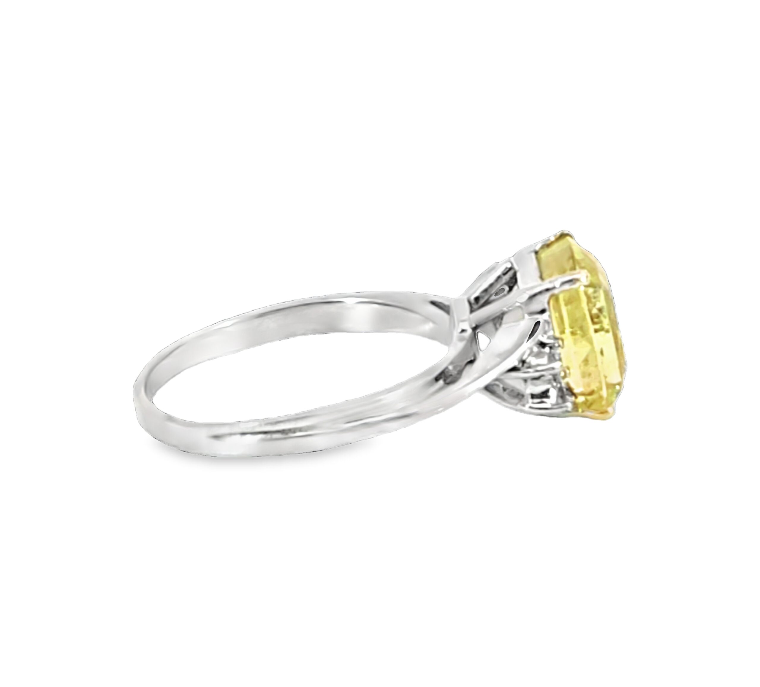 Chrysoberyl, Diamond Natural Genuine Gemstones White Gold Ring RFK,562 - Image 5